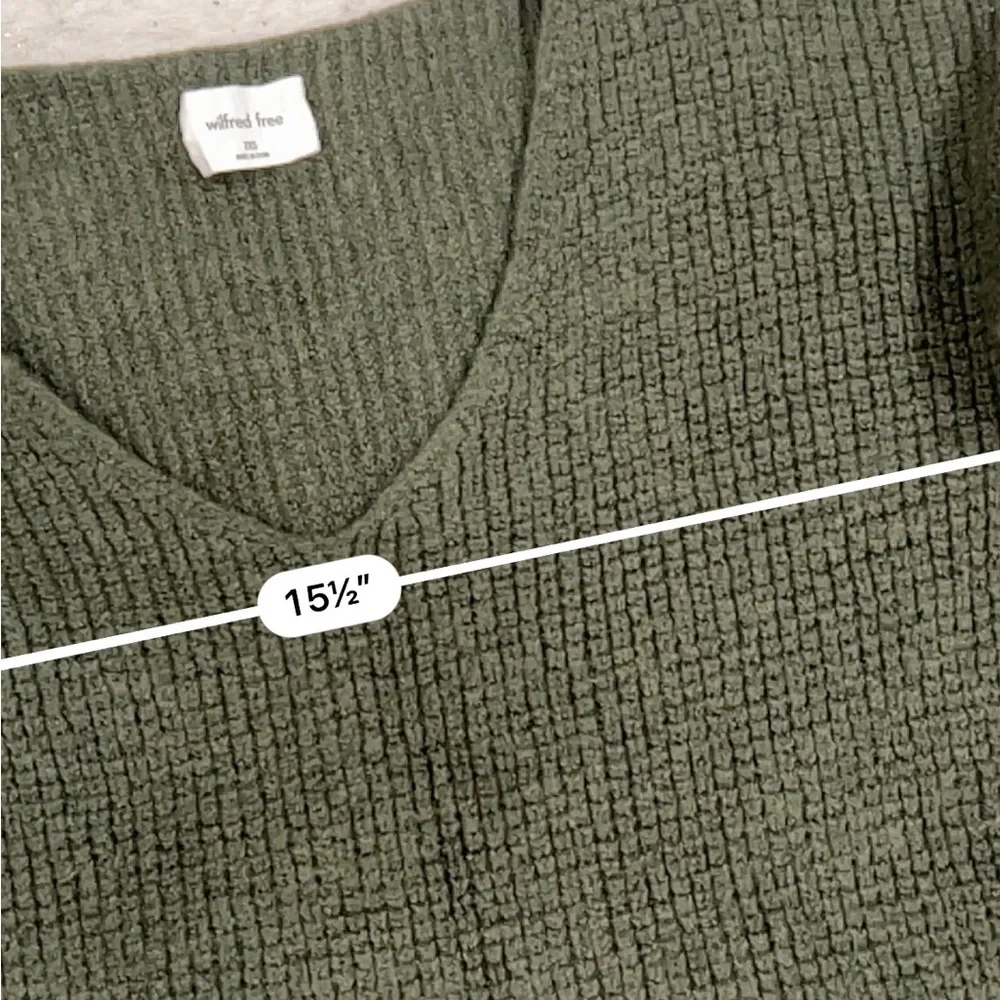 Aritzia Wilfred free olive green Wolter Sweater